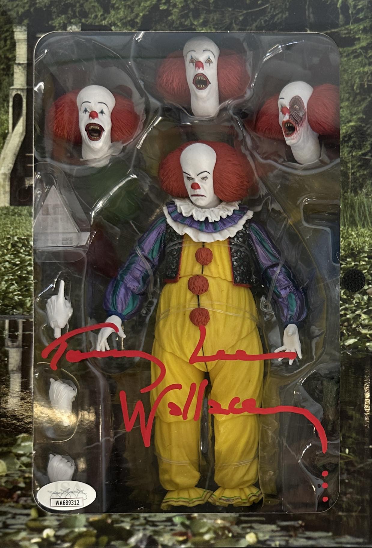 Tommy Lee Wallace autographed signed NECA Figure Pennywise JSA COA IT The Movie