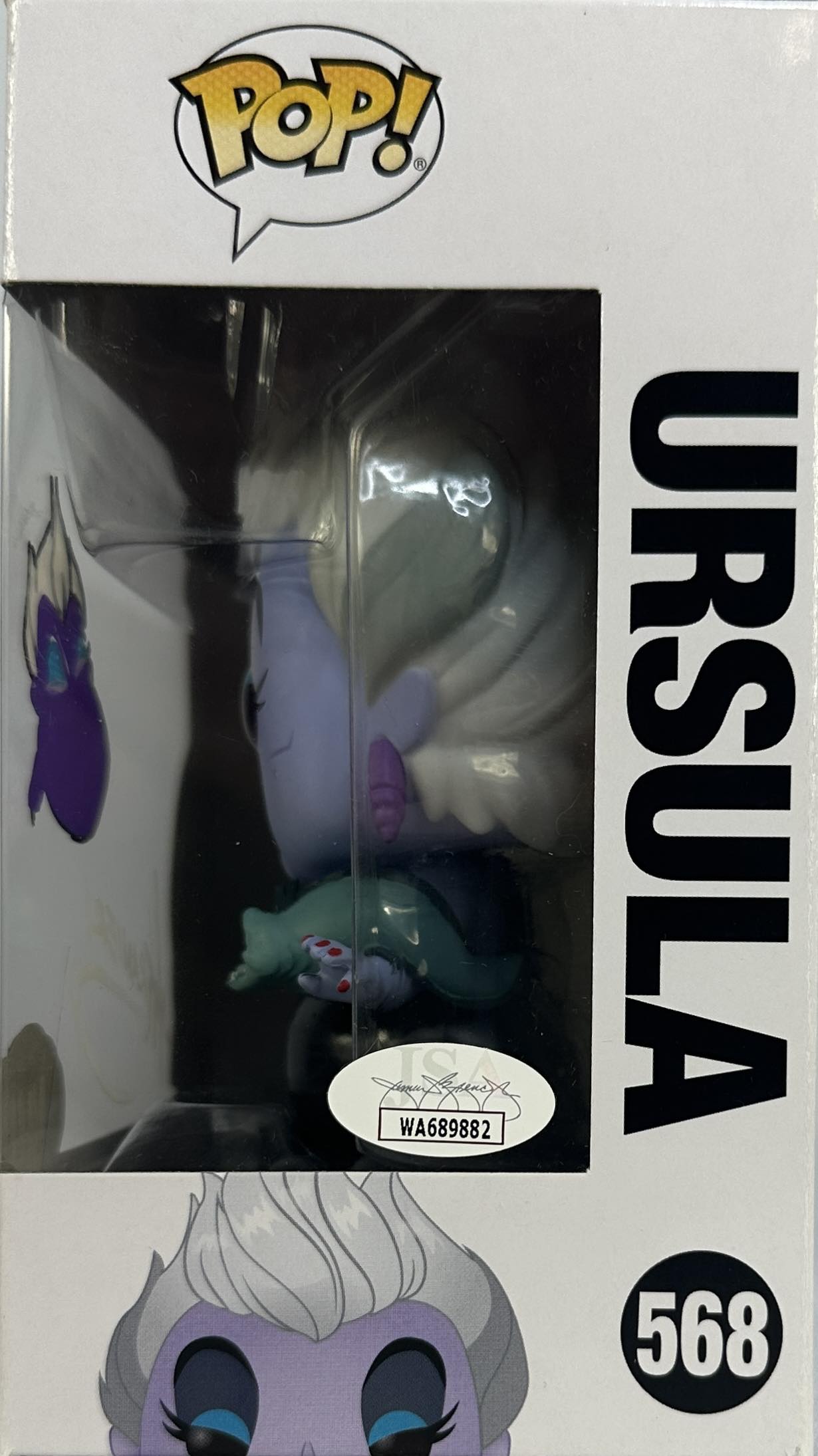 Nik Ranieri signed inscribed Funko Pop #1364 Ursula JSA COA The Little Mermaid