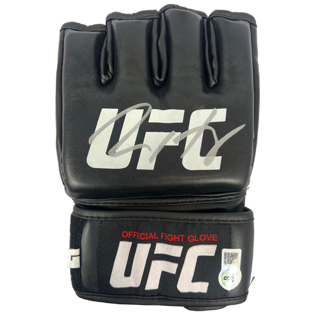 Max Holloway autographed signed authentic glove UFC BAS Blessed