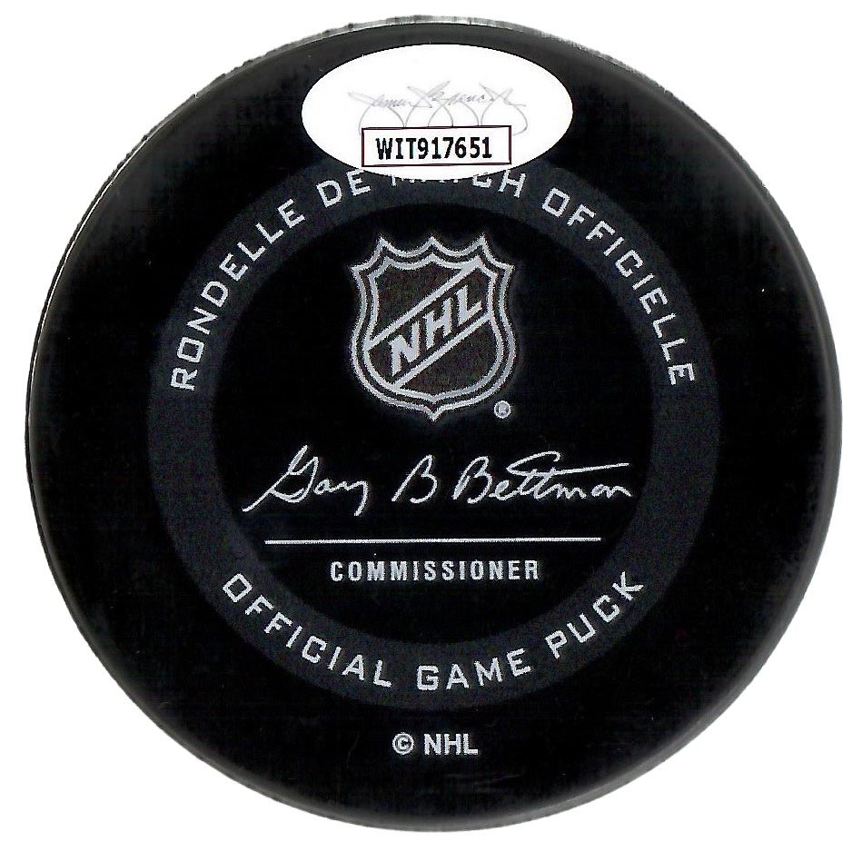 Ondrej Palat autograph signed Official Game puck Tampa Bay Lightning JSA Witness