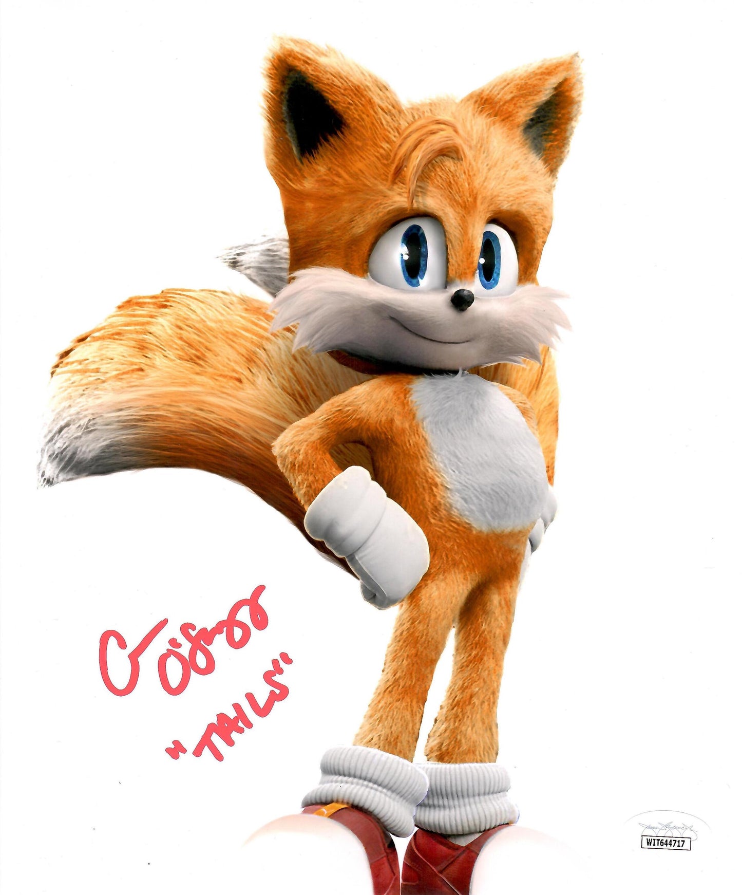 Colleen Oshaughnessy autograph 8x10 Photo inscribed "Tails" JSA COA Sonic The Hedgehog