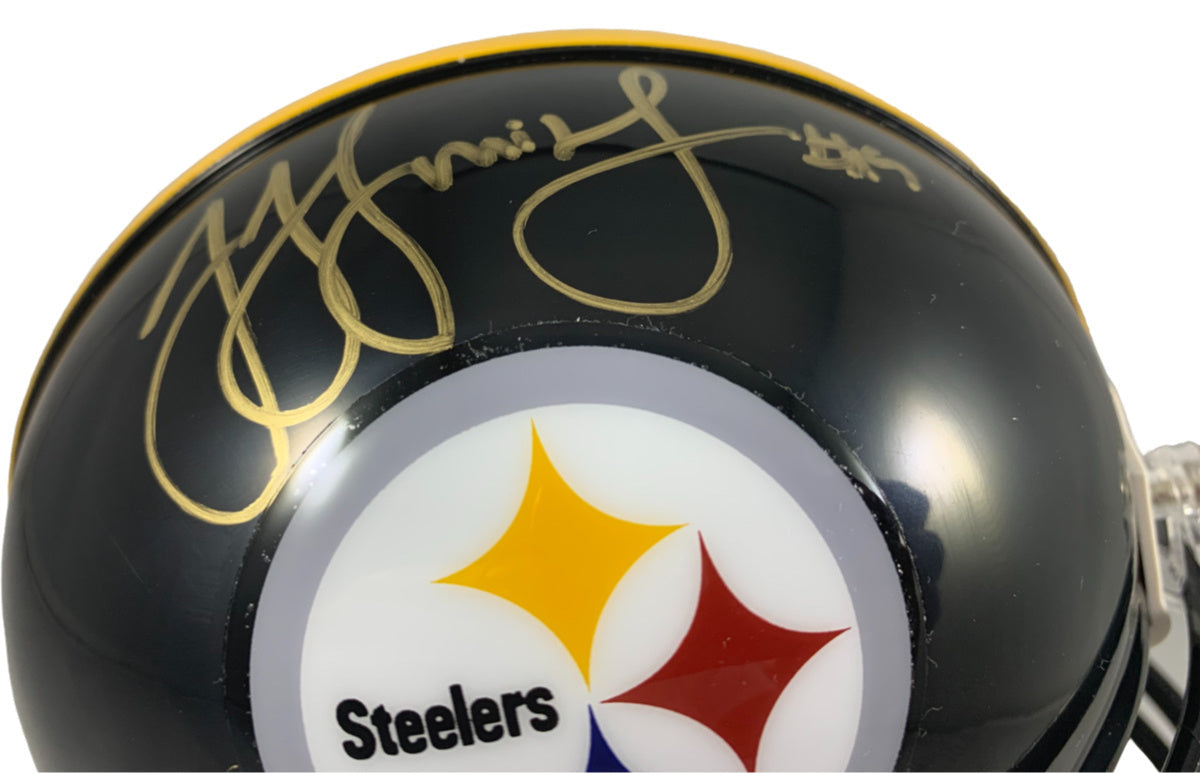 Juju Smith Schuster autographed signed Mini Helmet Pittsburgh Steelers PSA COA