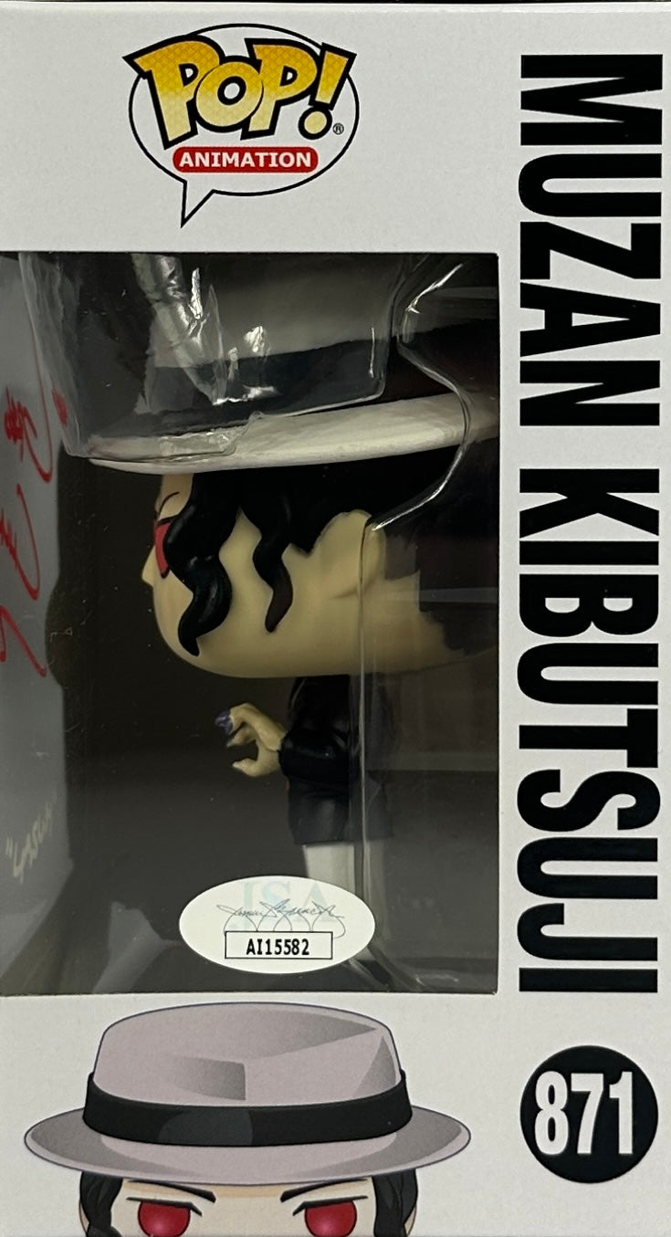 Greg Chun Autographed signed Inscribed Funko Pop #871 Demon Slayer JSA COA