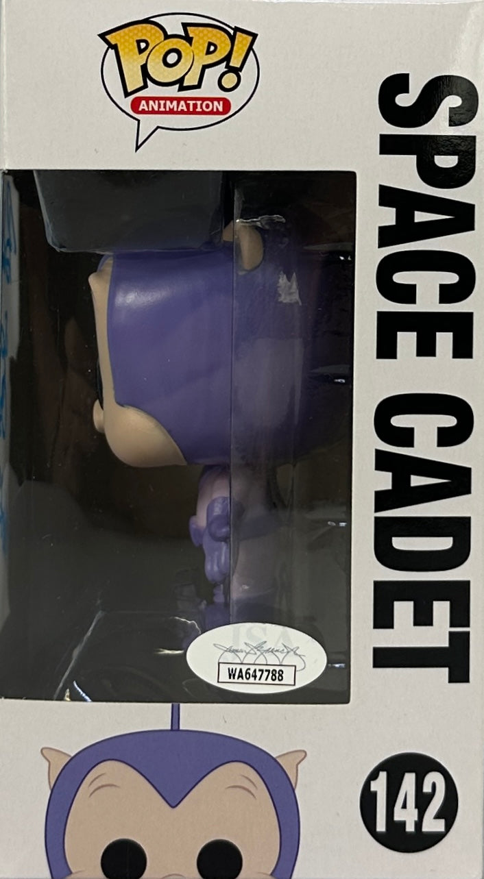 Bob Bergen Autographed Double Inscribed Funko Pop #142 Duck Dodgers JSA COA