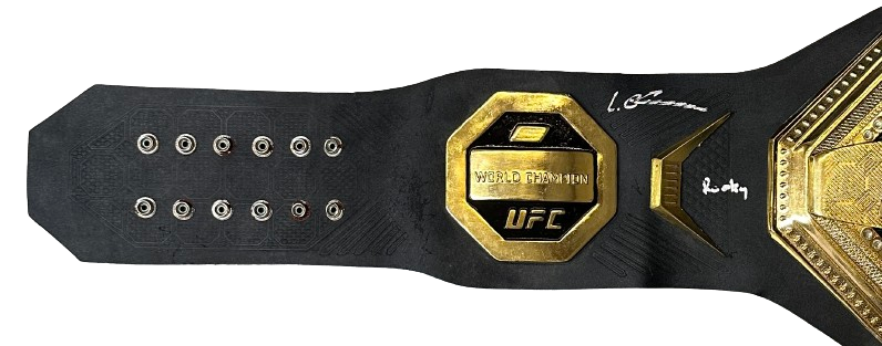 Leon Edwards autographed signed inscribed belt UFC JSA COA Rocky