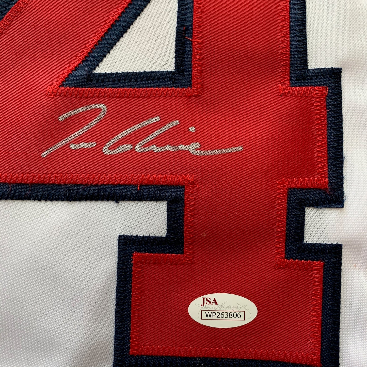 Tom Glavine autographed jersey MLB Atlanta Braves JSA COA CY Young WS MVP