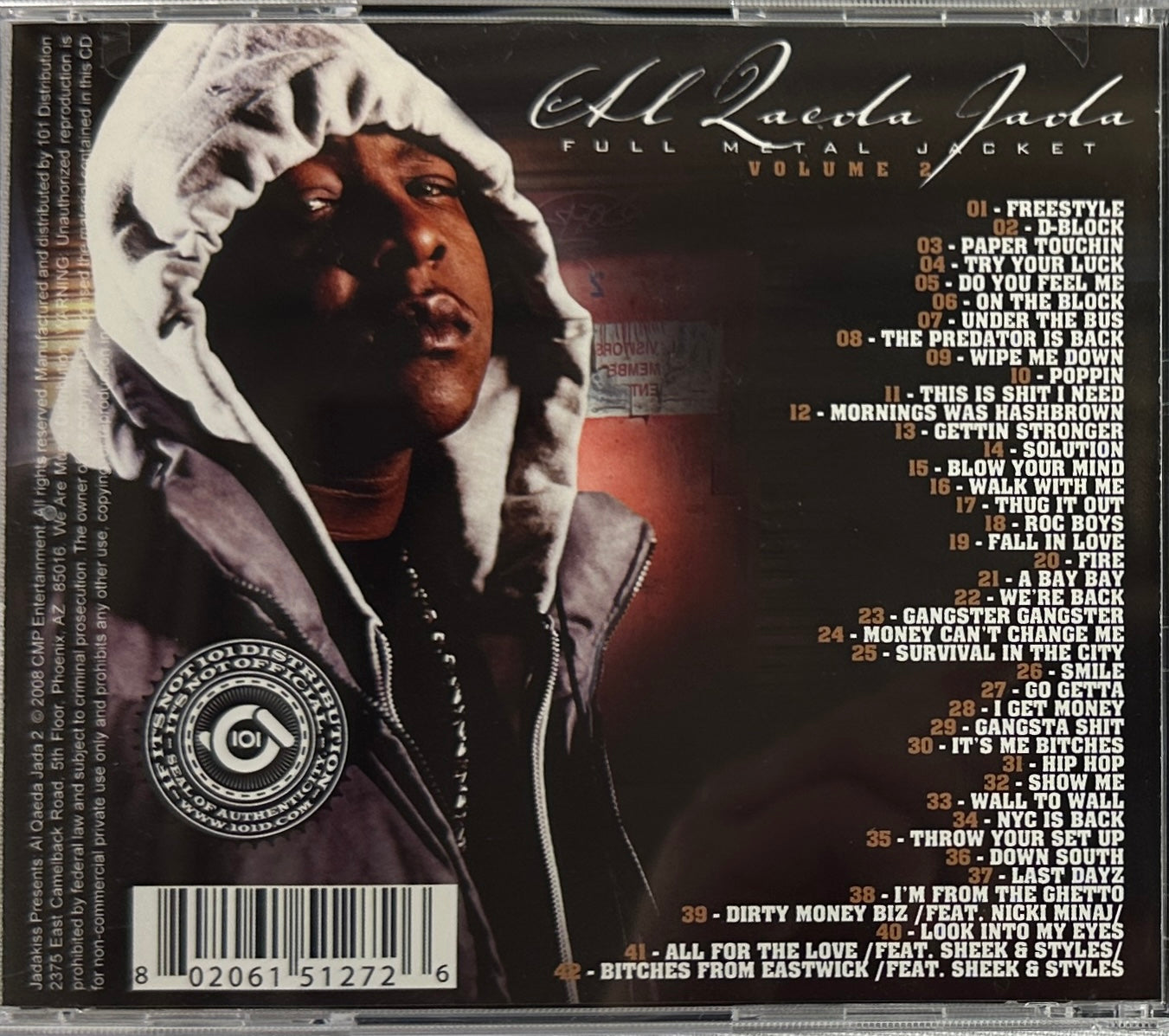 Jadakiss autographed signed CD All Queda Jada JSA COA Jason Philips