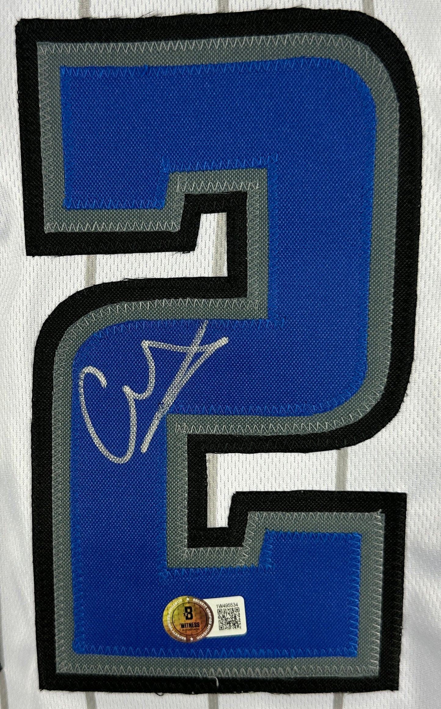 Franz Wagner autographed signed jersey NBA Orlando Magic BAS