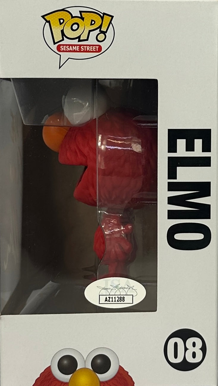 Kevin Clash autographed inscribed Funko Pop #08 JSA COA Sesame Street Elmo