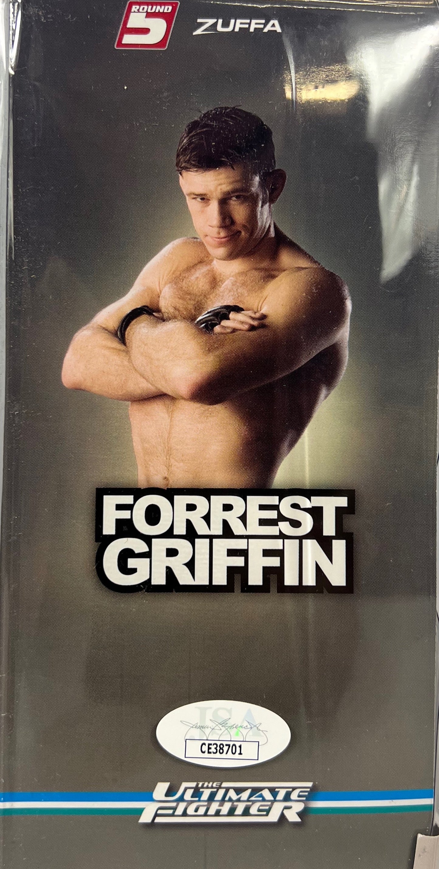 Forrest Griffin autographed inscribed signed figure UFC JSA COA