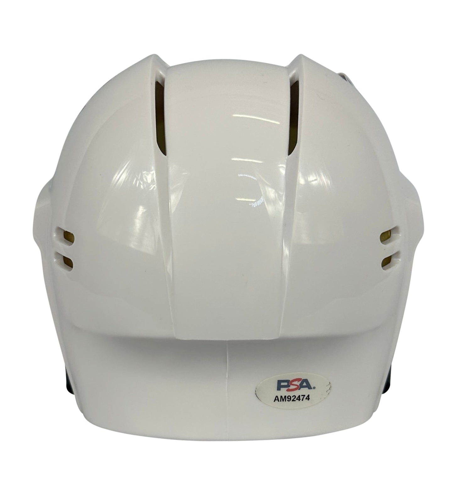 Andrei Kuzmenko autographed signed mini helmet NHL Vancouver Canucks PSA