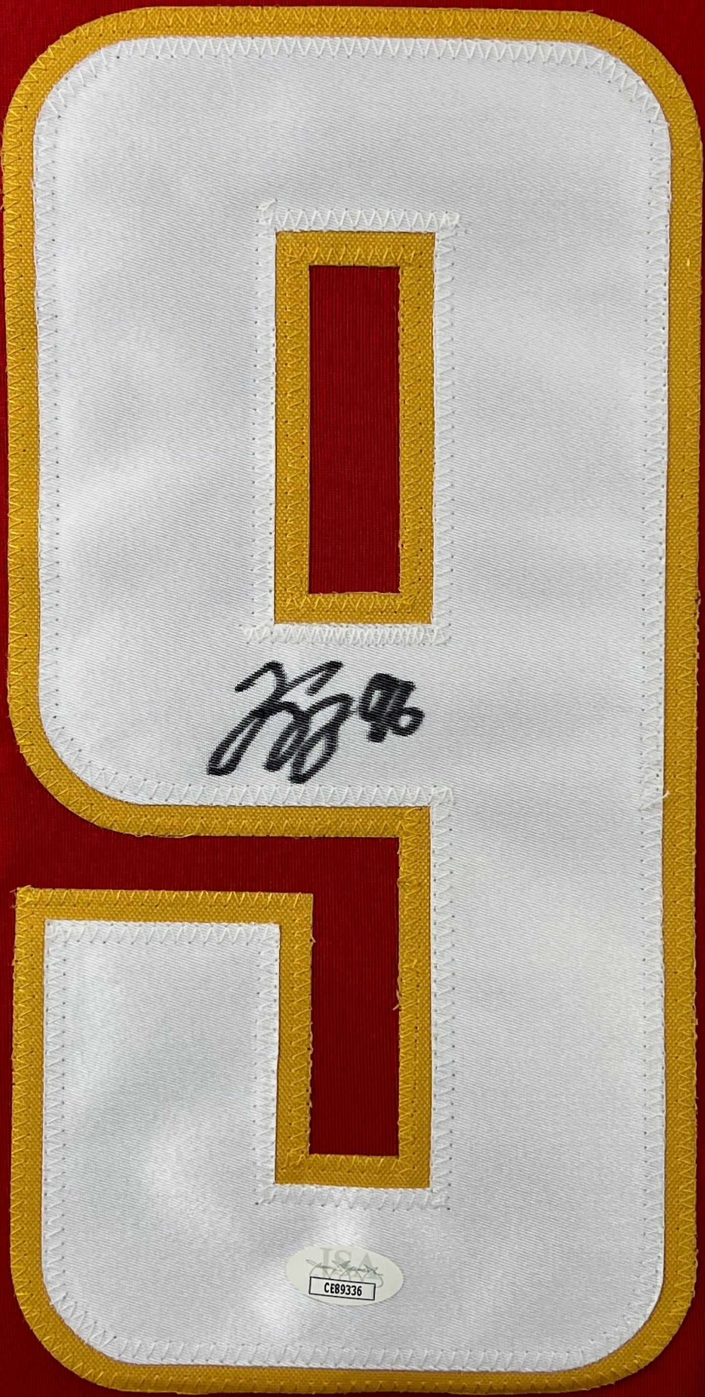 Andrei Kuzmenko autographed signed jersey autographed Calgary Flames JSA COA