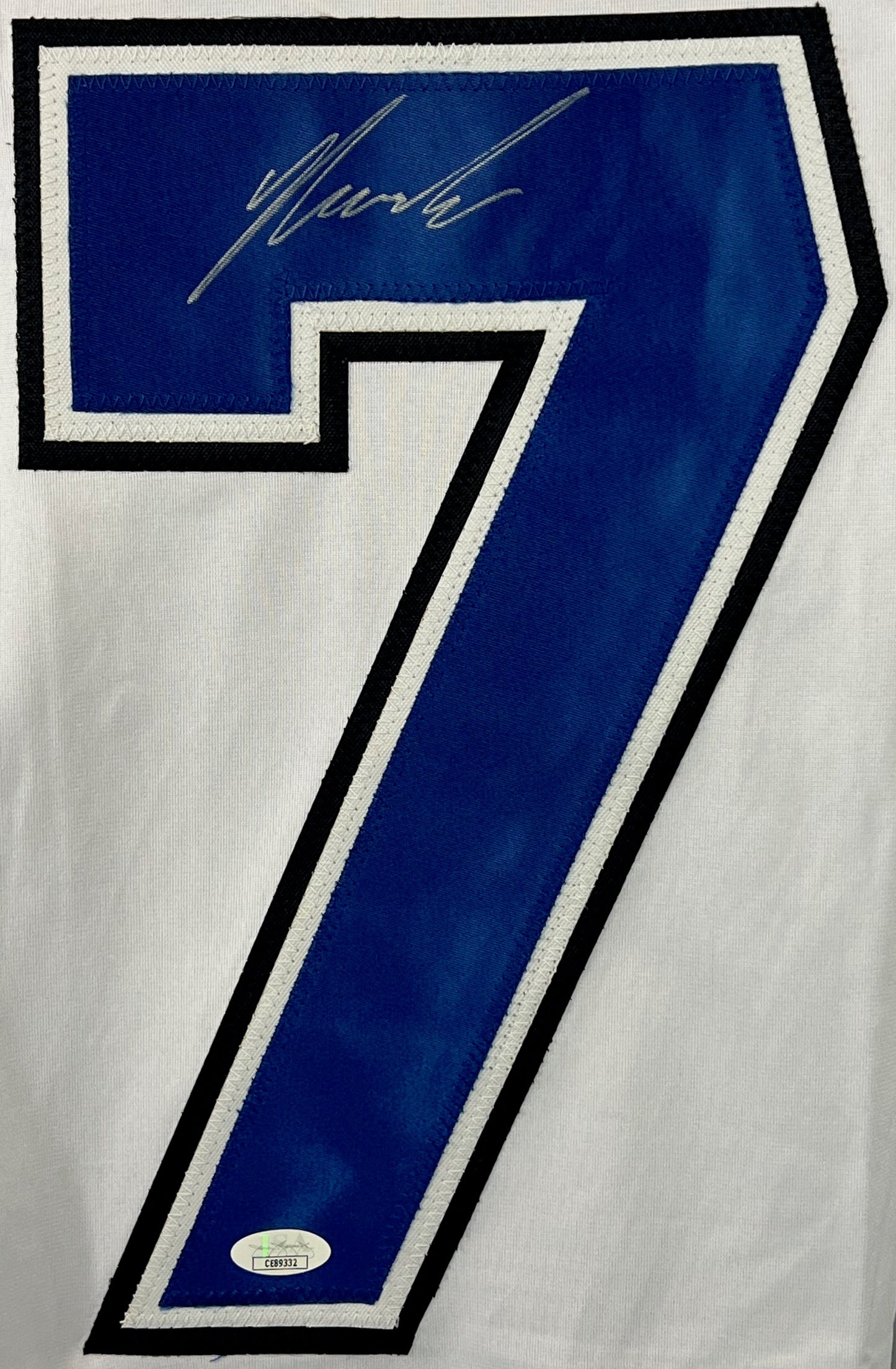 Yanni Gourde autographed signed jersey NHL Tampa Bay Lightning JSA COA