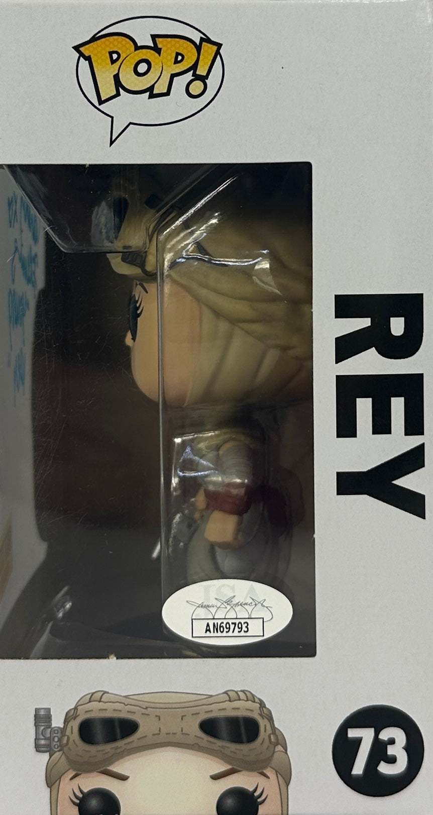 Cailey Fleming signed inscribed Funko #73 Star Wars: The Force Awakens JSA COA