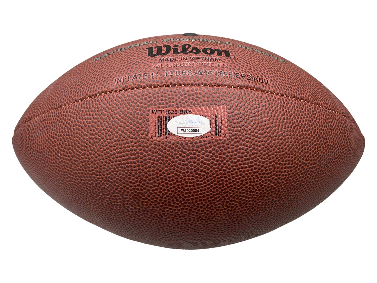 Asante Samuel Sr. autographed signed inscribed football NFL Philadelphia Eagles JSA