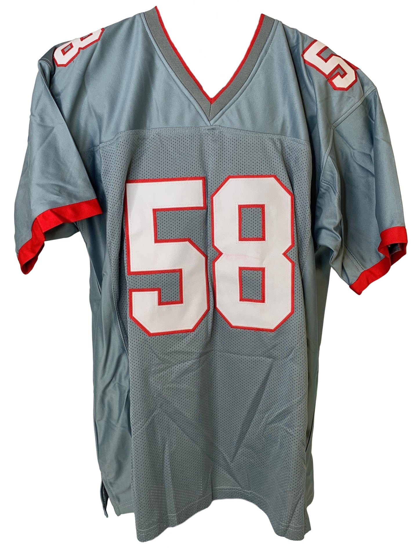 SHAQUIL BARRETT SIGNED CUSTOM GREY PRO STYLE AUTOGRAPHED JERSEY PSA COA