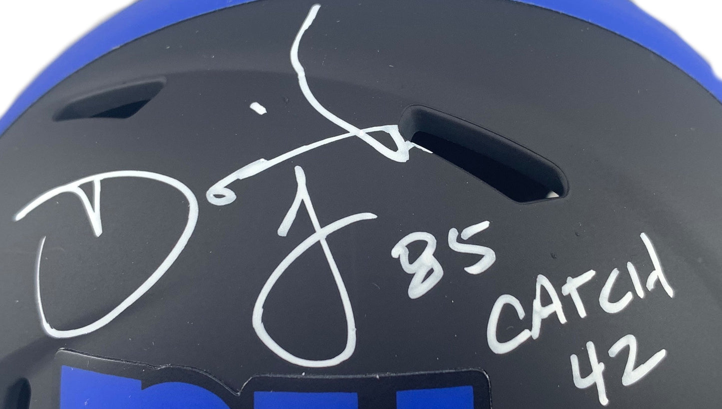 David Tyree autographed signed inscribed Eclipse Mini Helmet New York Giants PSA