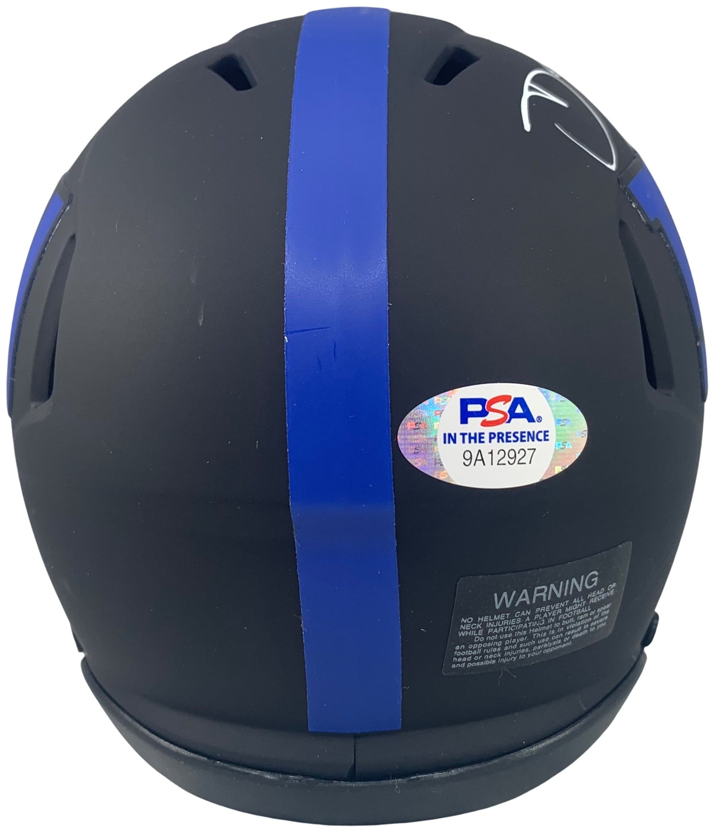 David Tyree autographed signed inscribed Eclipse Mini Helmet New York Giants PSA