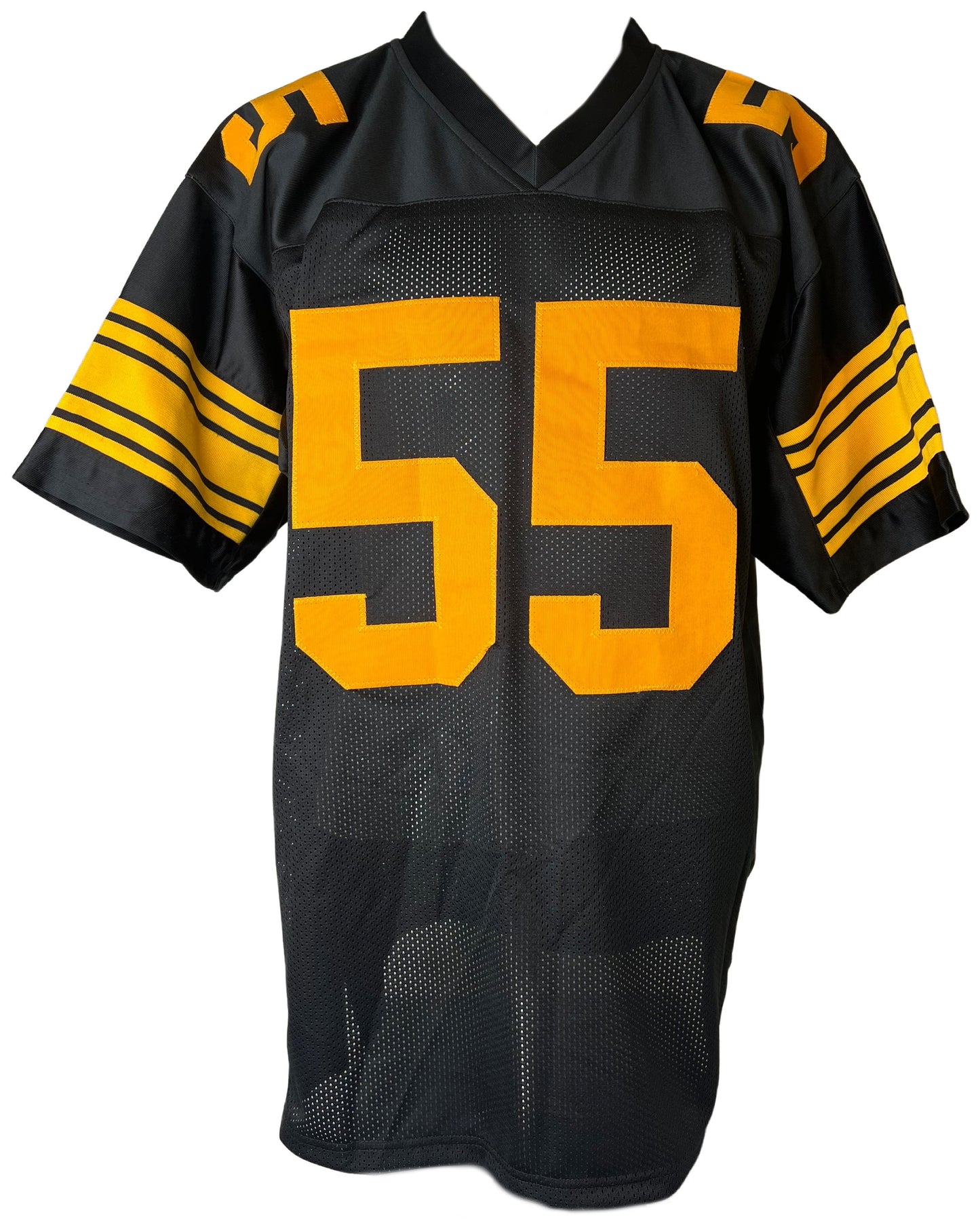 DEVIN BUSH AUTOGRAPHED SIGNED BLACK PRO STYLE JERSEY JSA COA