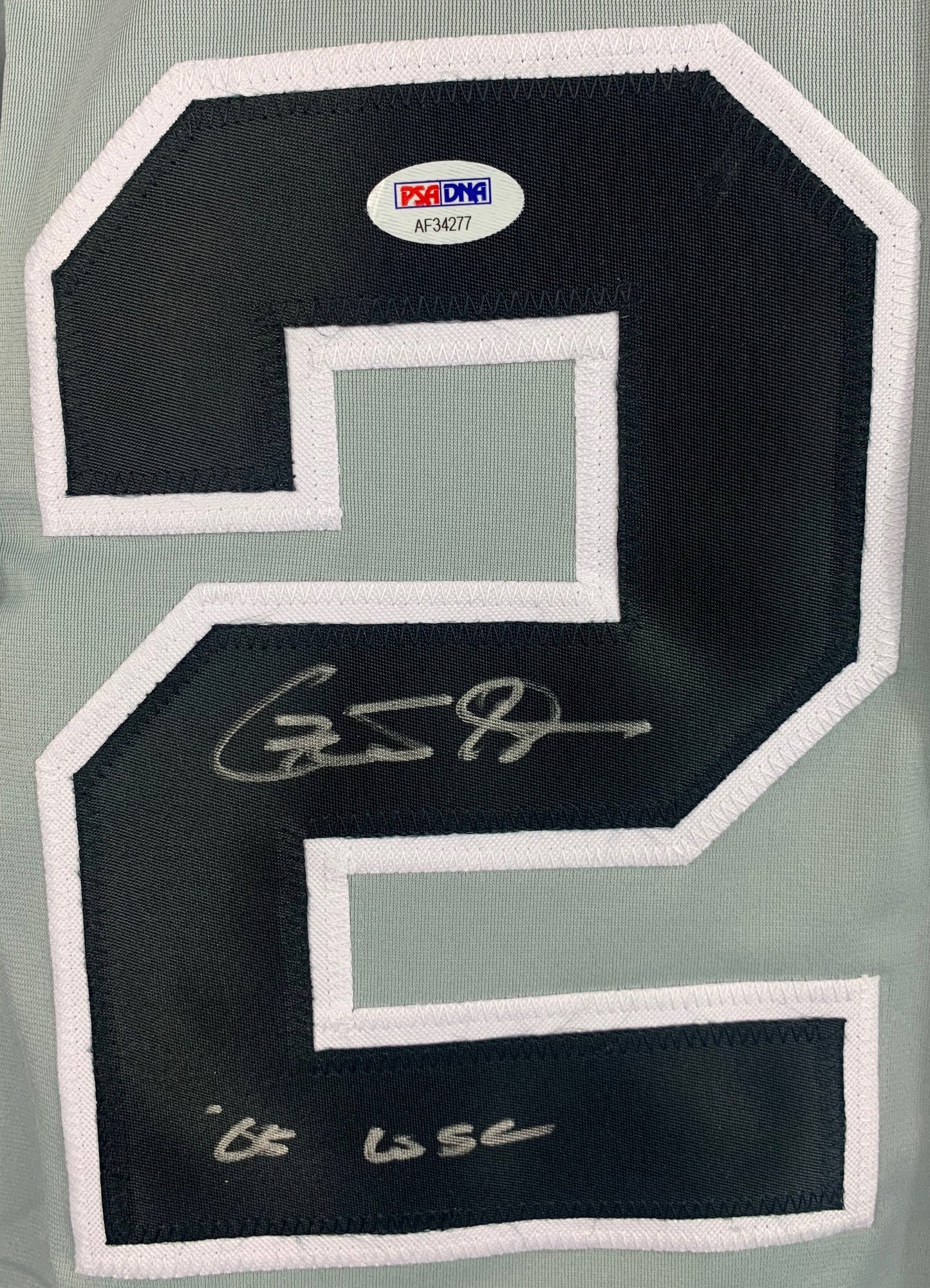GEOFF BLUM AUTOGRAPHED SIGNED INSCRIBED JERSEY MLB CHICAGO WHITE SOX PSA COA