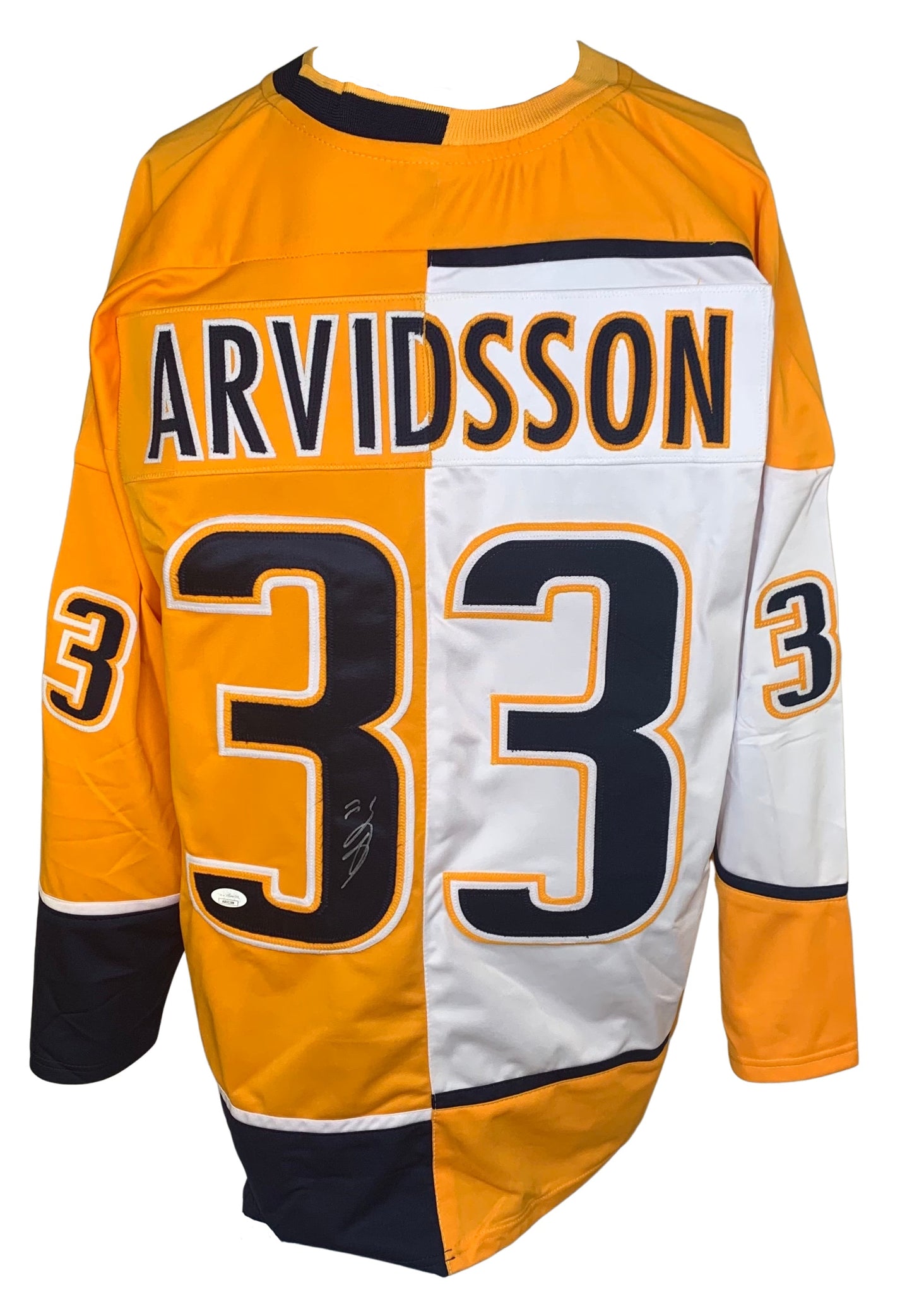 Viktor Arvidsson autographed signed jersey NHL Nashville Predators JSA COA