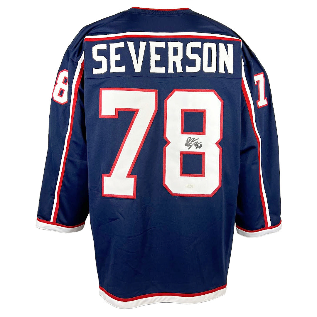 Damon Severson autographed signed professional jersey JSA COA