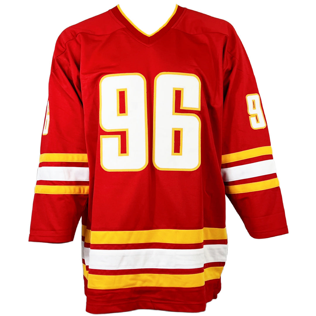 Andrei Kuzmenko autographed signed jersey autographed Calgary Flames JSA COA