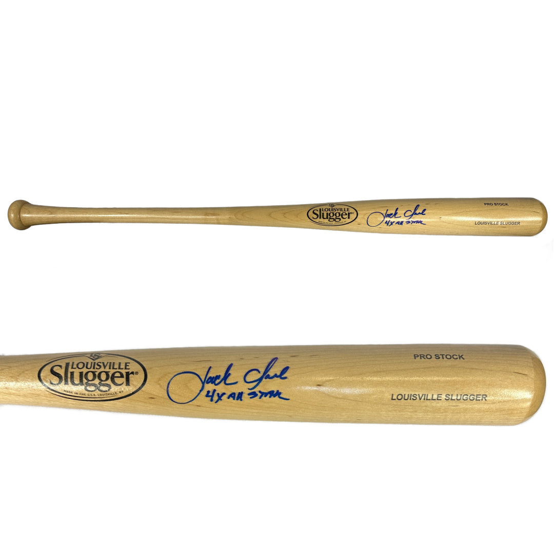 Jack Clark signed inscribed baseball bat MLB San Francisco Giants JSA COA