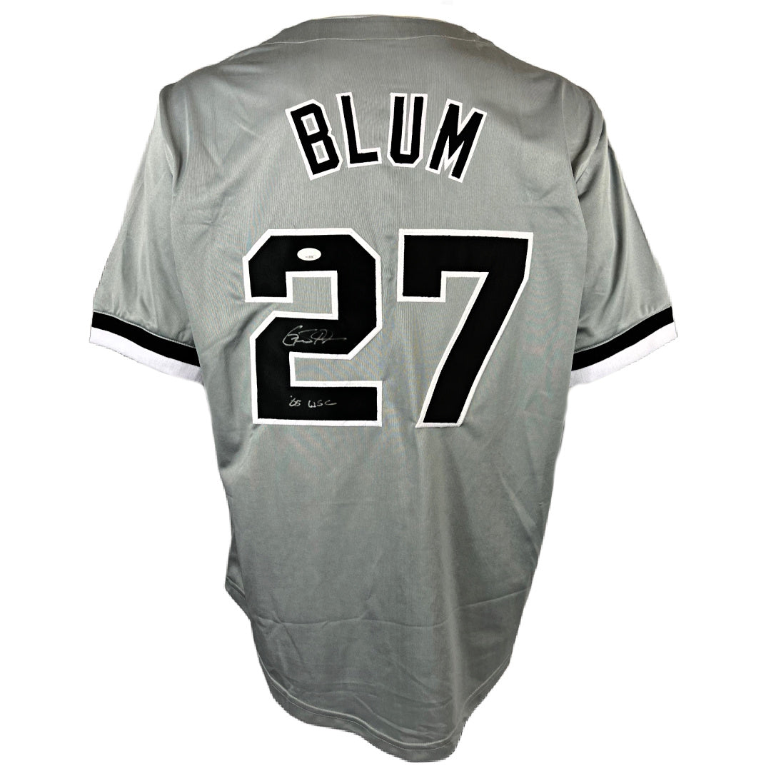 Geoff Blum autographed signed inscribed professional jersey JSA COA