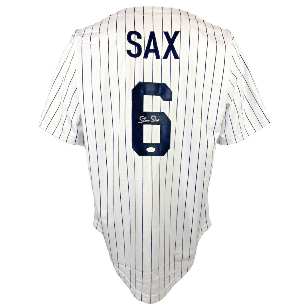 Steve Sax autographed signed professional jersey JSA COA