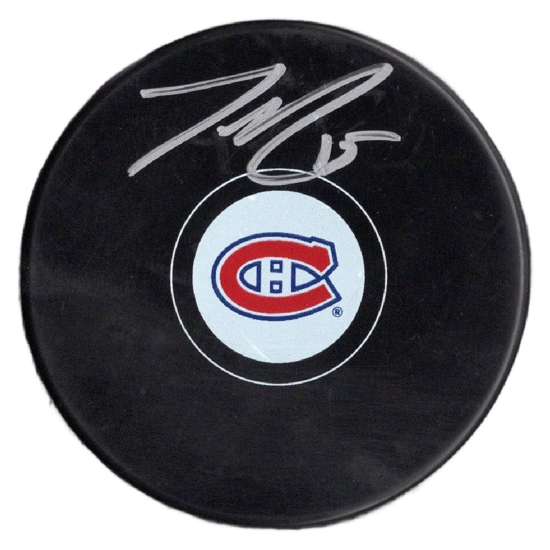 Jesperi Kotkaniemi autographed signed puck NHL Montreal Canadiens JSA COA