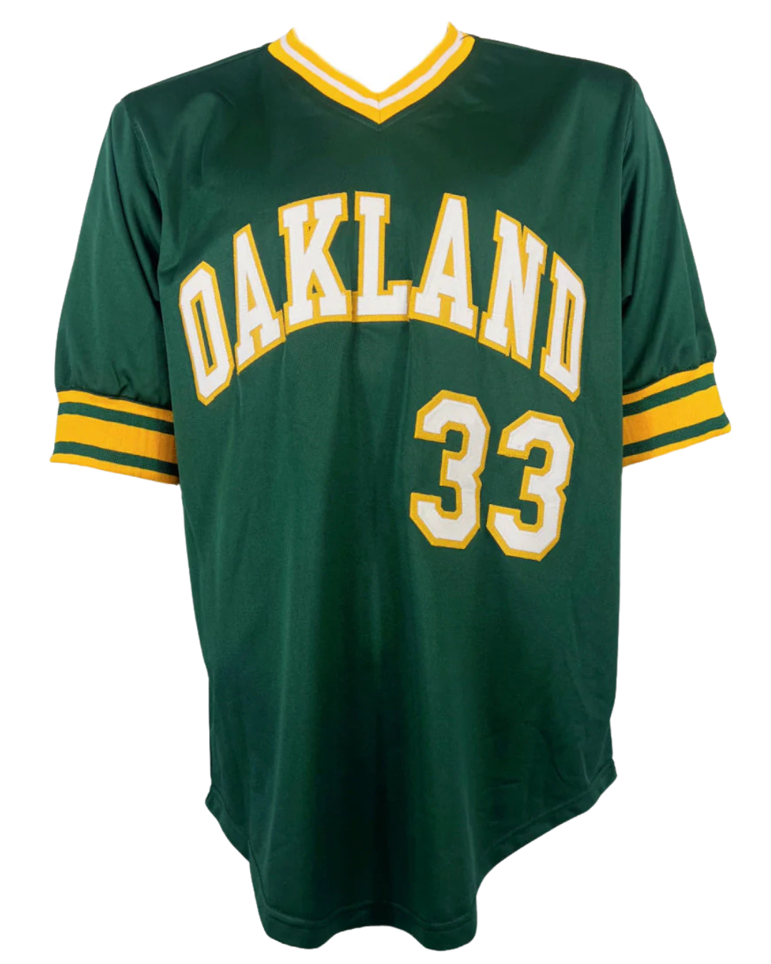 Oakland Athletics Jose Canseco Autographed Signed Professional STAT Jersey JSA COA