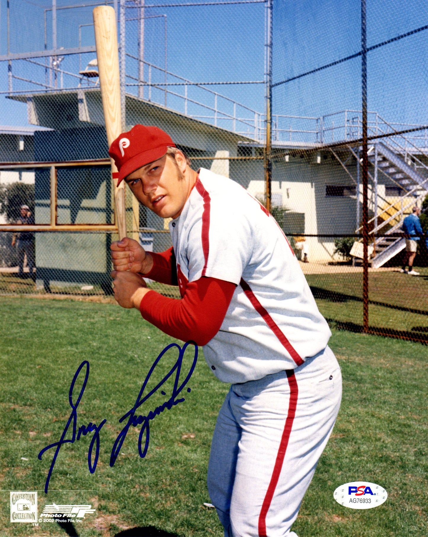 Greg Luzinski autographed signed 8x10 photo MLB Philadelphia Phillies PSA COA