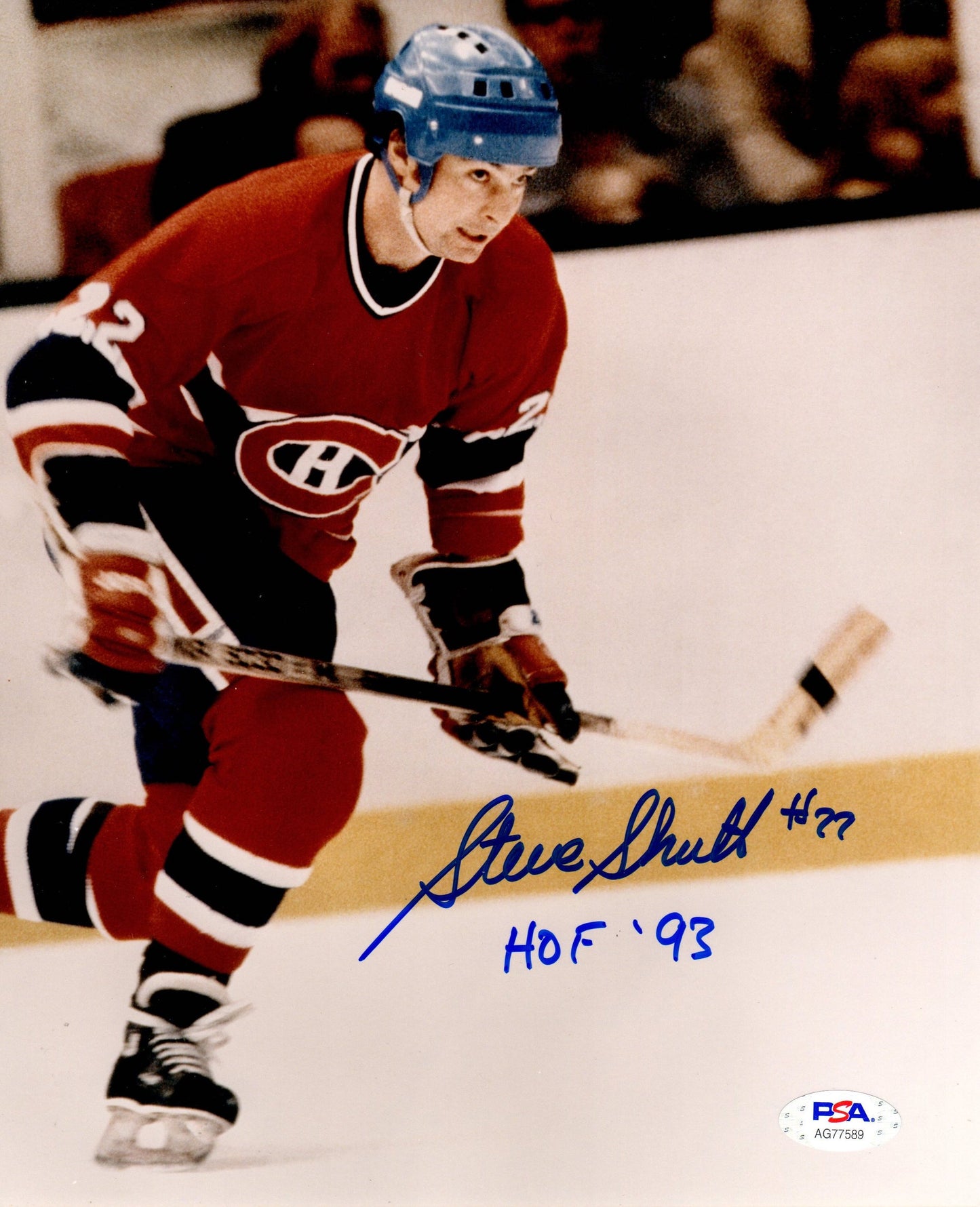 Steve Shutt autographed signed inscribed 8x10 photo NHL Montreal Canadians PSA