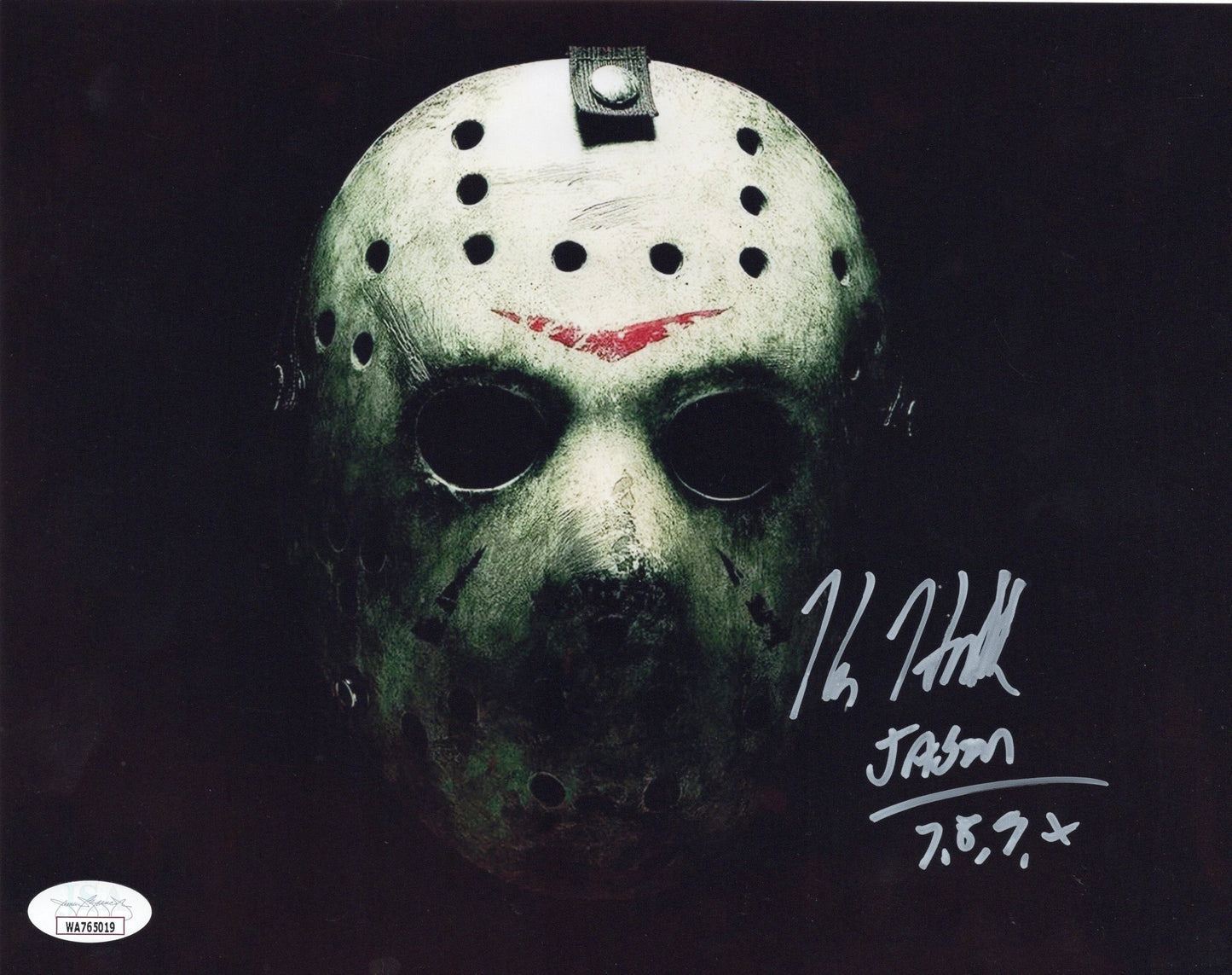 Kane Hodder autographed signed inscribed 8x10 photo Friday the 13th JSA Jason