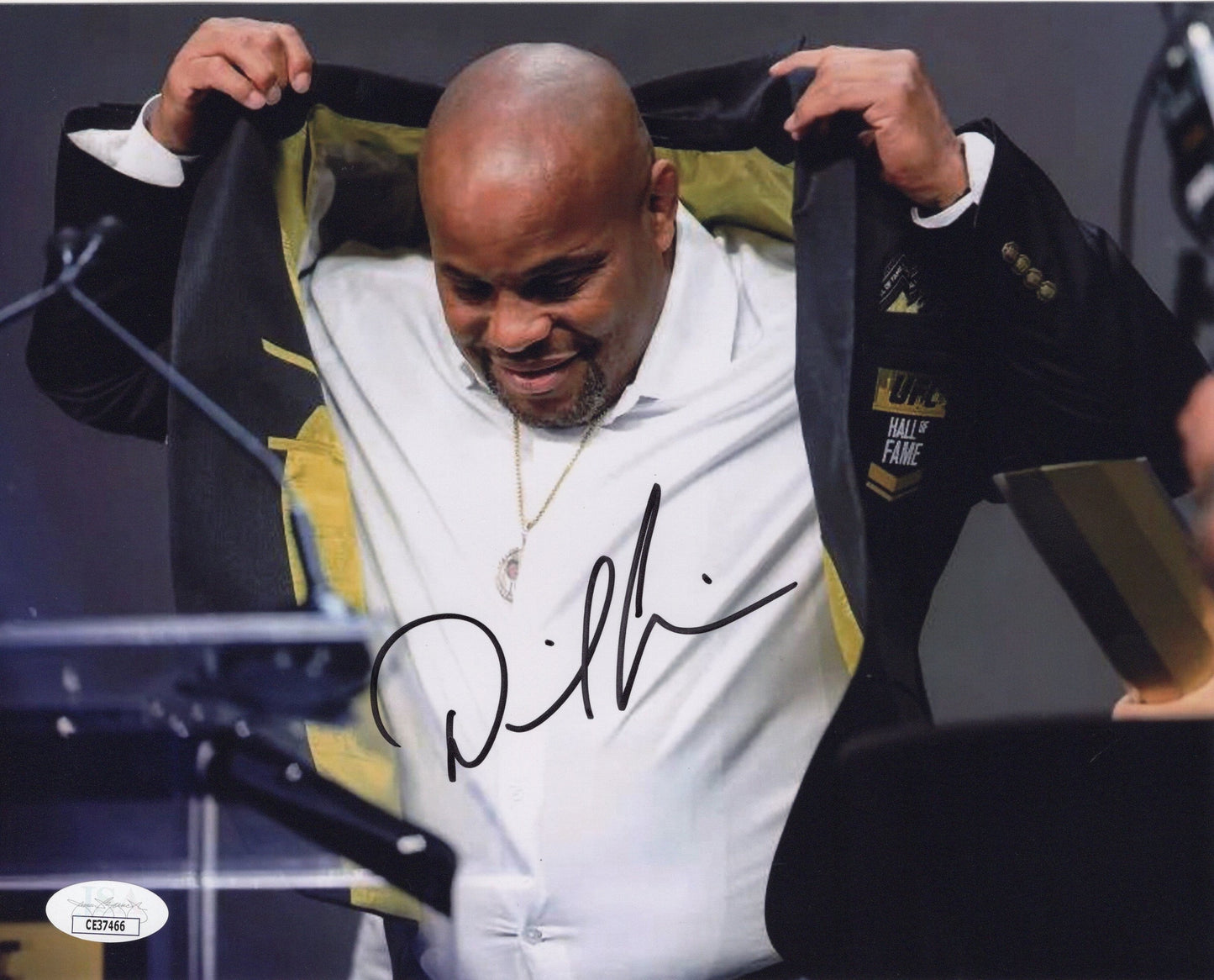 Daniel Cormier autographed signed 8x10 photo UFC JSA COA