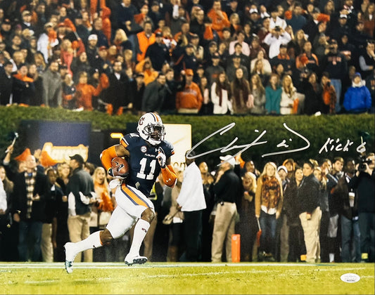 Chris Davis Jr. autographed signed inscribed 16x20 photo NFL Auburn Tigers JSA