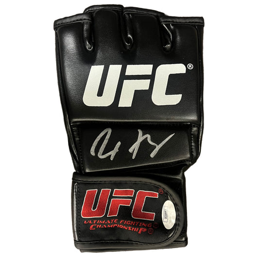 Max Holloway autographed signed glove UFC JSA Blessed