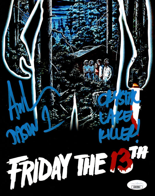 Ari Lehman signed inscribed 8x10 photo Friday The 13th JSA COA Jason Voorhees
