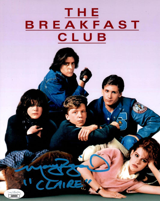 Molly Ringwald autographed signed inscribed 8x10 photo Breakfast Club JSA