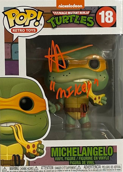 Robbie Rist autographed inscribed Funko Pop #18 JSA Teenage Mutant Ninja Turtles
