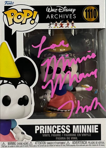 Kaitlyn Robrock autogaphed signed inscribed Funko Pop #1110 JSA Minnie Mouse