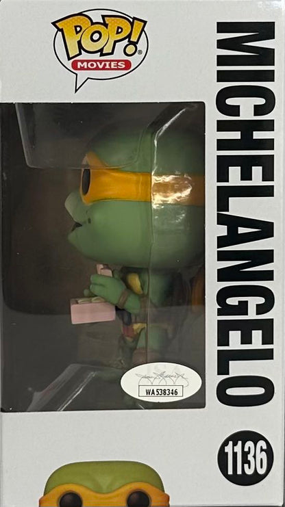 Robbie Rist signed inscribed Funko Pop #1136 JSA Teenage Mutant Ninja Turtles