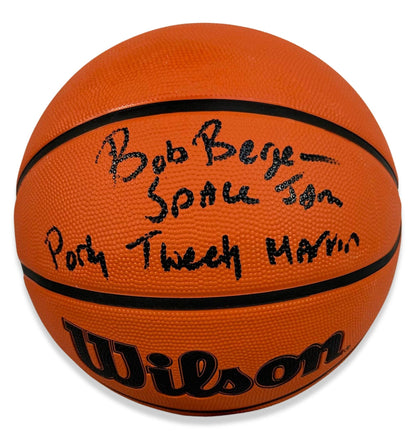 Bob Bergen autographed inscribed basketball Space Jam JSA Tweety Porky Marvin