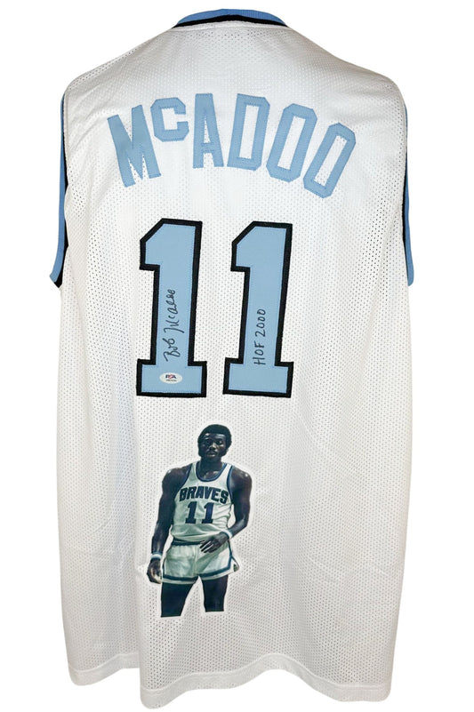 Bob McAdoo autographed signed inscribed jersey NBA Buffalo Braves JSA COA