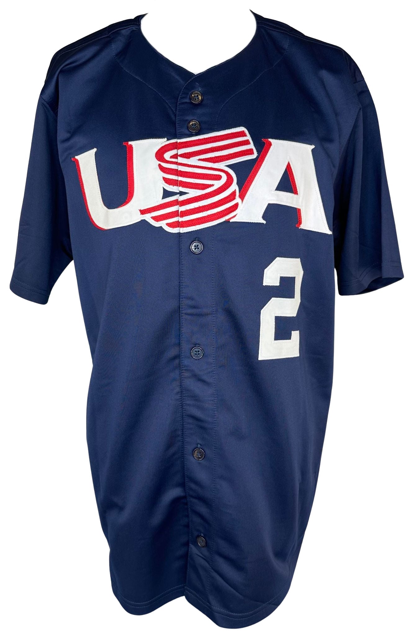 Tommy Lasorda autographed signed jersey Olympics Team USA PSA COA