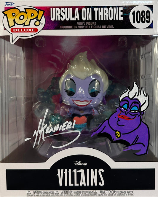 Nik Ranieri signed inscribed Funko Pop #1089 Ursula JSA COA The Little Mermaid