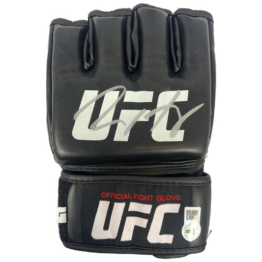 Max Holloway autographed signed authentic glove UFC BAS Blessed