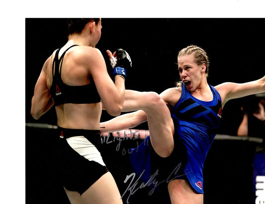 Katlyn Chookagian Autographed UFC 8x10 photo w/COA