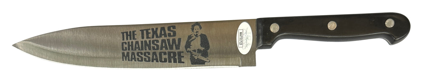 Andrew Bryniarski signed knife Texas Chainsaw Massacre JSA COA Leatherface